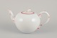 Meissen, 
Germany. Art 
Deco teapot 
decorated with 
coral red and 
gold-colored 
trim.
Approximately 
...