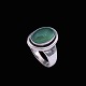 Georg Jensen. 
Sterling Silver 
Ring #46B with 
Green Agate - 
Harald Nielsen.
Designed by 
Harald ...
