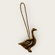 Georg Jensen, 
Christmas 
ornament, 1998, 
Gilded goose 
*Perfect 
condition*