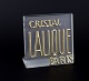 René Lalique 
(1860-1945), 
France. 
Exhibition 
sign/store sign 
in partially 
frosted glass. 
Gold ...