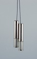 Schmahl & Schulz, Germany. A pair of ceiling pendants in stainless steel and acrylic ...