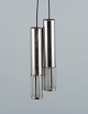 Schmahl & 
Schulz, 
Germany. A pair 
of ceiling 
pendants in 
stainless steel 
and acrylic ...