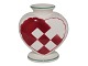 Aluminia, red 
Christmas heart 
vase.
Factory first.
Height 7.5 cm.
There is a 
little ...