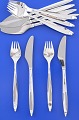Danish silver, 
sterling 925. 
Flatware,  
"Mimosa" 
luncheon set 
for 6 persons, 
total parts 12. 
...