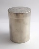 Jens Christian 
Thorning, 
Copenhagen 
1831-1863. 
Cylinder shaped 
silver can. 
Height 10.4 cm. 
...