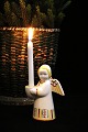 Aluminia 
Christmas angel 
in earthenware 
with space for 
a small 
Christmas 
candle. In good 
and ...