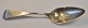Silver eating spoon, Danish master, 1826. Stamped. L.: 21 cm. With engravings.
