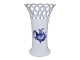 Royal 
Copenhagen Blue 
Flower Braided, 
very rare and 
large vase with 
pierced border.
The ...