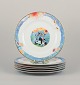 Rosina 
Wachtmeister 
for Goebel, 
Germany. Six 
dinner plates 
with cat 
motifs.
Late 20th ...