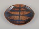 Mari Simmulson 
(1911-2000) for 
Upsala Ekeby, 
Sweden. Low 
ceramic bowl 
with glaze in 
blue and ...