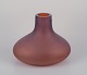 Salviati, 
Murano. Large 
vase in brown 
mouth-blown art 
glass.
About 2000.
In perfect ...