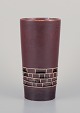 Hertha 
Bengtsson 
(1917-1993) for 
Rörstrand. 
Ceramic vase 
with glaze in 
shades of 
brown. ...