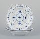 Royal 
Copenhagen Blue 
Fluted Plain. 
Three deep 
plates in 
porcelain.
Model: 1/165
Dating: ...