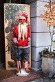 Large, old shop 
Santa Claus 
with 
papier-mâché 
head, felt 
clothes, cotton 
moustache, 
clogs and ...