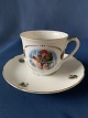 Christmas cup with saucer Christineholm PorcelænOld fashioned ChristmasSOLD