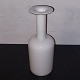 White Holmegaard bottle flask vase in glass