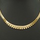 Necklace of 14k gold, made at Virum Guld.Clasp with two safety catches.L. 40 cm.Stamped ...