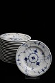Bing & Grondahl 
Blue painted / 
Blue Fluted 
dessert plate 
in iron 
porcelain. 
Dia.: 15.5cm. 
...