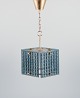 Carl Fagerlund, 
Swedish 
designer. 
Ceiling lamp 
in frosted art 
glass and 
brass.
1970s.
In ...