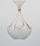 René Lalique, 
"Dahlias" 
Ceiling 
lamp/pendant 
lamp with ...