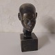 Black bust in plaster. Appears in good condition with no damage or repairs. Supposed to be a ...