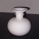Small white 
Napoli vase In 
glass from 
Holmegaard 
Glass factory 
designed by 
Michael Bang. 
In good ...