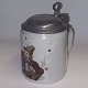 GERMANY 19TH CENTURY: German stoneware mug, beer stein  from Mettlach Villeroy & Boch with a ...
