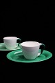 Royal 
Copenhagen 
Ursula faience 
coffee cup with 
saucer.
Decoration 
number: Cup: 
072. Dia.: ...