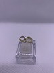 Unique gold ring in 14 carat gold and white zircon. Great design and special 
look.