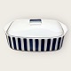 Lyngby, Danild 
42, Blue 
stripe, Serving 
dish with lid, 
29cm x 19cm, 
10cm high, , 
Design Axel ...