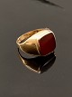14 carat gold 
ring size 56 
with agate from 
goldsmith Jens 
Aagaard 
Svendborg item 
no. 565565