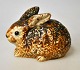 Carlsen, Poul 
Hauch (1921 - 
2006) Denmark: 
A hare kitten. 
Porcelain mass. 
With overglaze. 
...