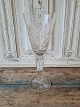Pokal glas fra 
Kastrup 
glasværk med 
flotte 
slibninger samt 
monogam ca. 
1910
Højde 28 cm.