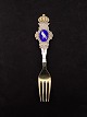 Anton Michelsen 
Commemorative 
fork in gilt 
sterling silver 
Iceland's 
falcon 1907 
subject no. 
565954