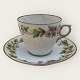 Royal 
Copenhagen, 
Coffee cup #65/ 
9069, With 
painted 
anemones, 7cm 
in diameter, 
6cm high, ...