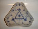 RC Blue Fluted Plain,Triangular Tray