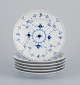 Royal 
Copenhagen Blue 
Fluted Plain. A 
set of six 
lunch plates in 
porcelain.
1/178.
Dating: ...