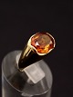 14 carat gold 
ring size 52-53 
with citrine 
from goldsmith 
Herman Siersbøl 
Copenhagen item 
no. 566940