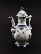 Royal 
Copenhagen blue 
fluted full 
lace coffee pot 
1/1030 1st 
sorting perfect 
condition item 
no. ...