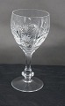 Heidelberg Danish crystal glassware with knob on 
stem. White wine glasses 15cm.OFFER for more