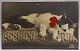 Photo postcard: 
Portrait of cat 
with glass eyes 
and red bow. 
Canceled HASLEV 
in 1925. Pin 
hole ...