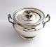 Russian silver lidded bowl (84)(875) Saint Petersburg. Height 12.5 cm. Width 18 
cm. Inside gilded. Produced 1848.