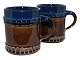 Bjørn Wiinblad, large coffee or beer mug.Produced at Rosenthal.Height 11.5 cm., diameter ...