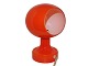 Holmegaard Astronaut wall lamp. Orange red opal glass.Designed by Michael Bang in 1967 and ...
