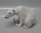 Bing and 
Grondahl B&G 
1629 Sitting 
Polar Bear 12 x 
20 cm  Design 
Dahl Jensen (RC 
409) Marked ...