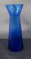Hyacintglas, Zwiebelglas, løg glas i blåt glas 
20cm