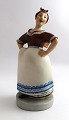 Royal Copenhagen. Porcelain figure. Bode Willumsen. Fishwife. Model 4047. Height 
22 cm. (1 quality)