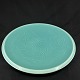 Height 4 cm.
Diameter 36 
cm.
Stamped 
Aluminia 
Denmark 1669.
The dish has a 
mint green top 
...