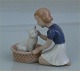 Bing and 
Grondahl B&G 
2249 Girl with 
Cat 10 cm 
"Friends" 
Claire Weiss  
Marked with the 
three ...