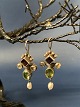 Silver Earrings in Silver From Jannie BakGarnet, ...